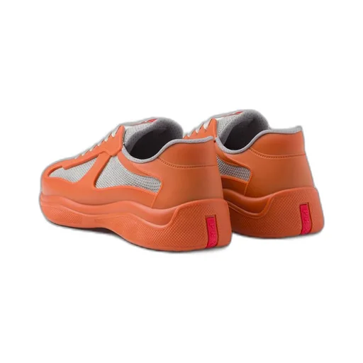 Prada America's Cup Soft rubber and bike fabric sneakers