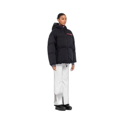 Light Re-Nylon hooded down jacket