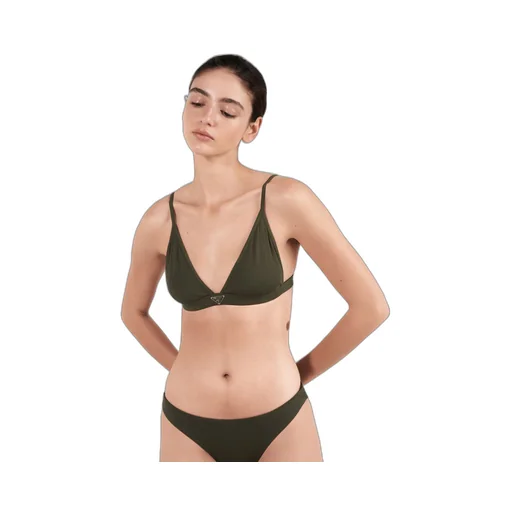 Ribbed knit bralette bikini top