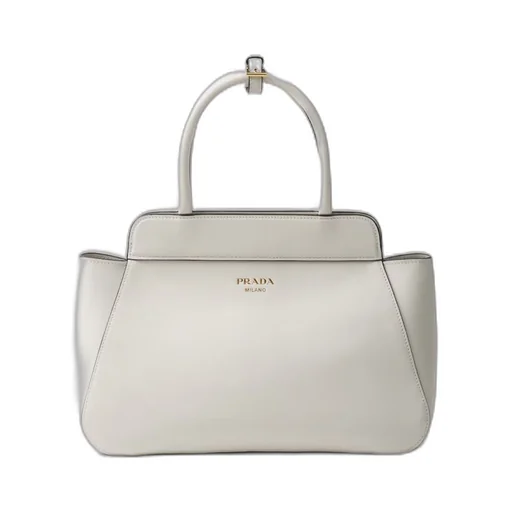 Medium leather tote bag