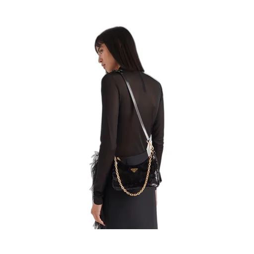 Prada Re-Edition Re-Nylon and sequin mini-bag