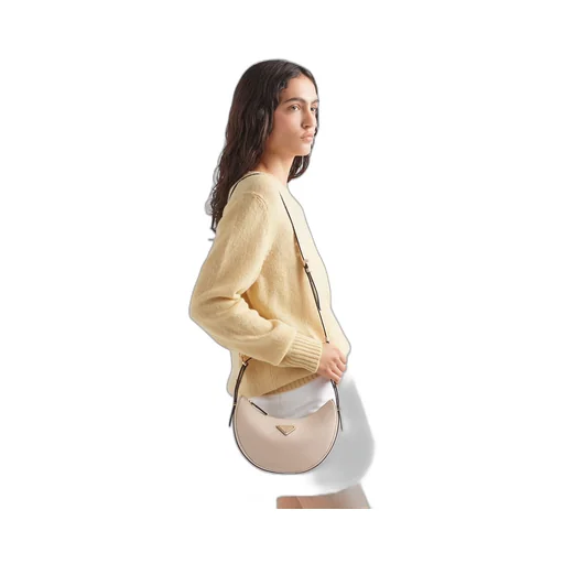 Prada Arqué leather shoulder bag