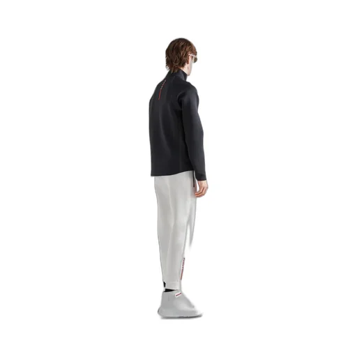 Recycled double jersey zip-up jacket