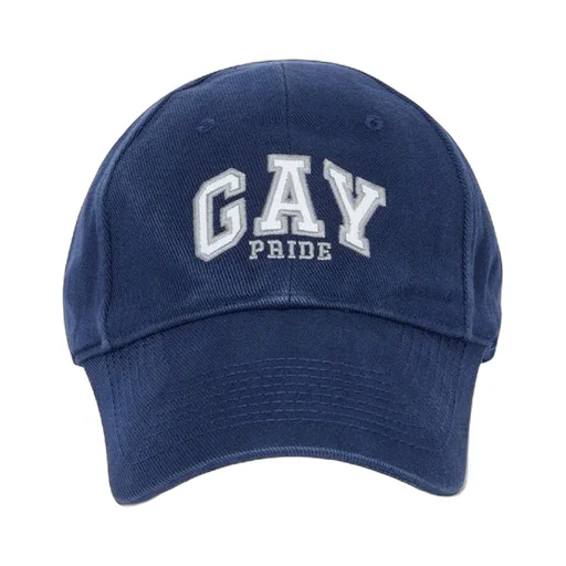 Embroidered Pride Cotton-Twill Baseball Cap
