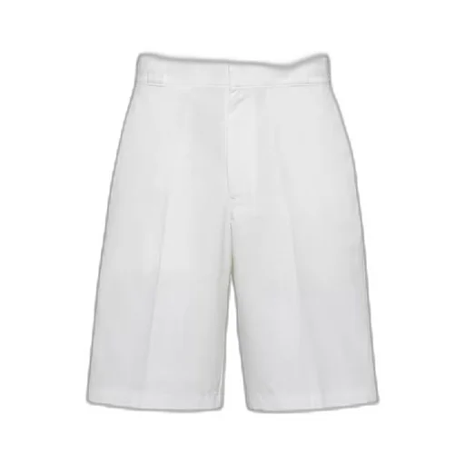 Technical poplin Bermudas