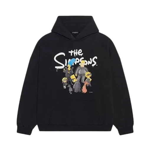 Balenciaga x THE SIMPSONS Cotton Hoodie Wide Fit