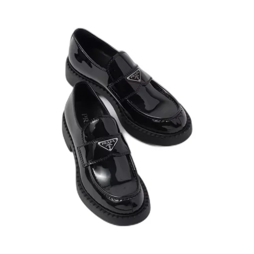 Patent leather loafers