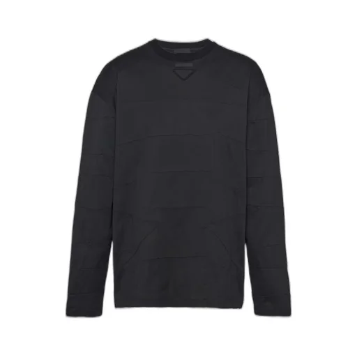 Long-sleeved cotton T-shirt