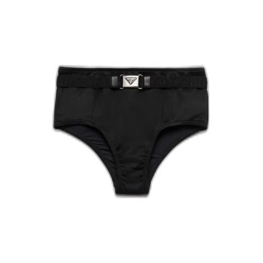 Interlock fabric bikini bottom