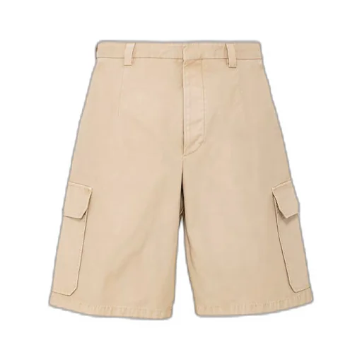 Cotton satin Bermudas
