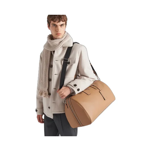 Saffiano Leather Travel Bag