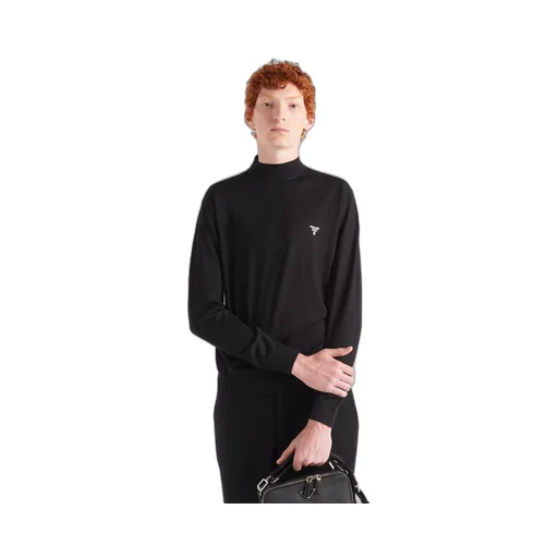 Superfine wool turtleneck sweater