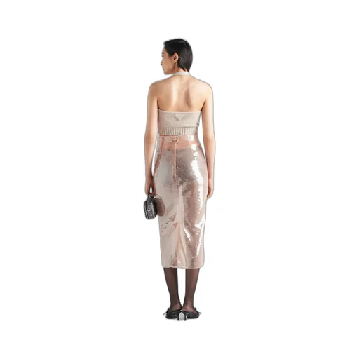 Sleeveless wool and cashmere top