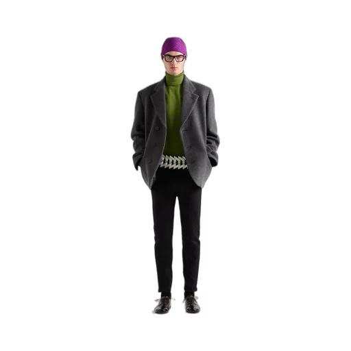 Re-Nylon turtleneck sweater