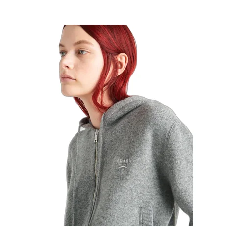 Cashmere hoodie jacket