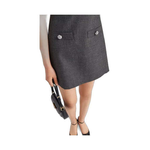 Wool mini-dress