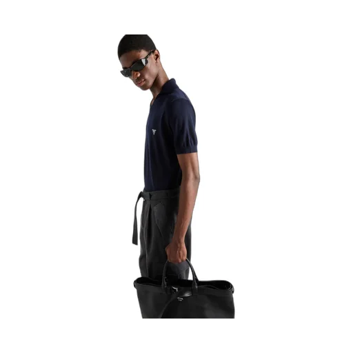 Cashmere polo shirt