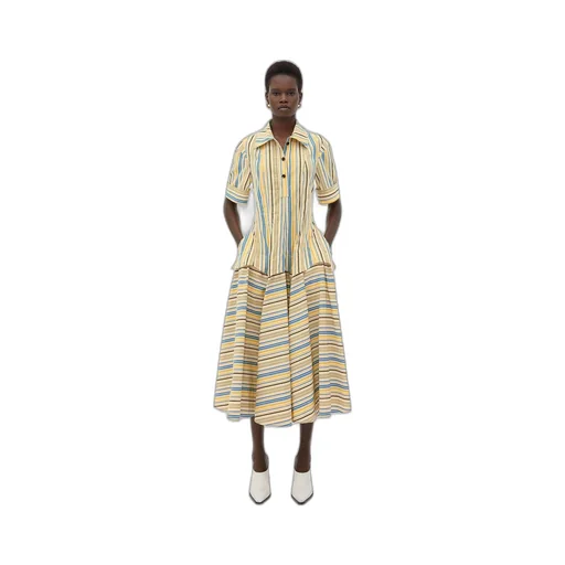 Checked Cotton Dress
