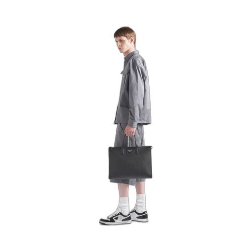 Saffiano leather tote
