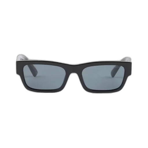 Sunglasses with iconic metal plaque