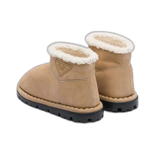Shearling booties