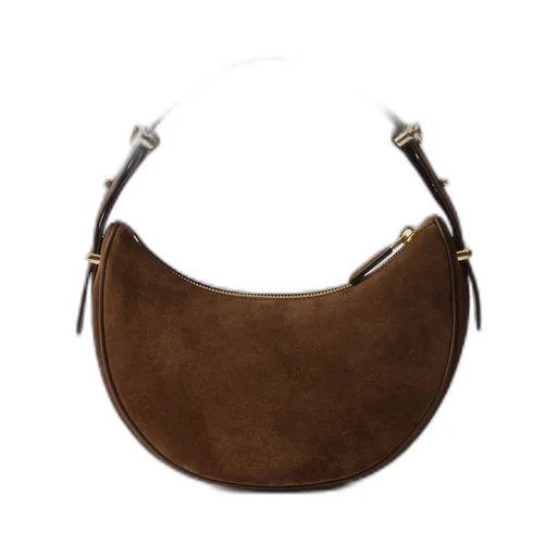 Prada Arqué suede shoulder bag