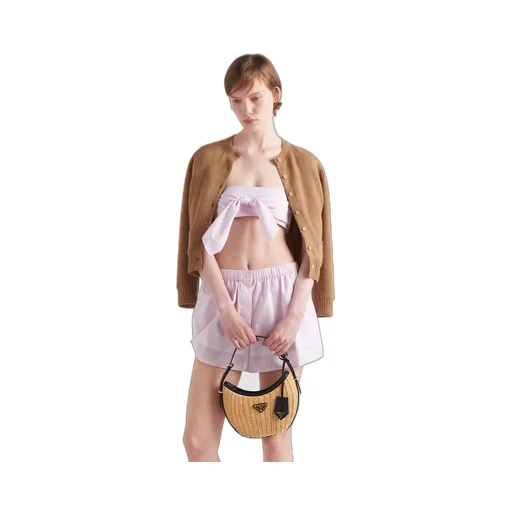 Checked cotton shorts