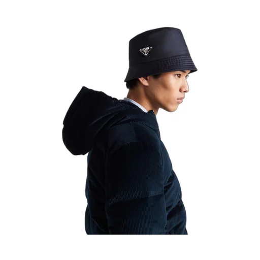 Cropped corduroy down jacket
