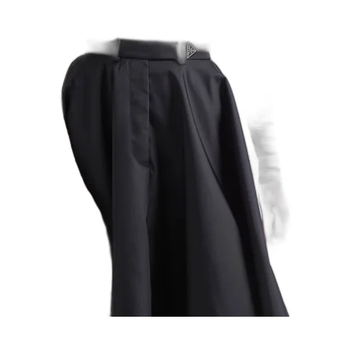 Re-Nylon pleated skirt