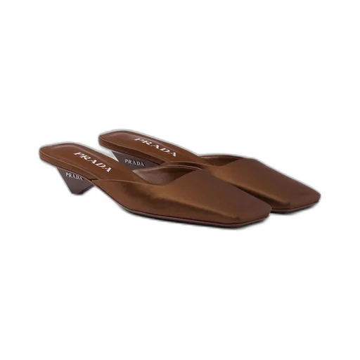 Satin mules
