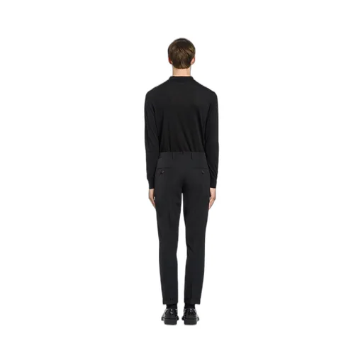 Light Stretch Techno Fabric Trousers