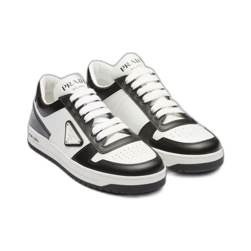 Downtown perforated leather sneakers