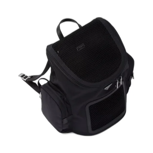 Re-Nylon and Saffiano leather pet bag