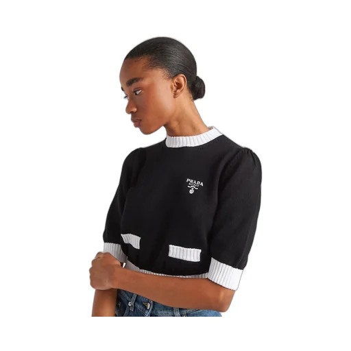 Cotton crew-neck sweater