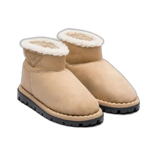 Shearling booties