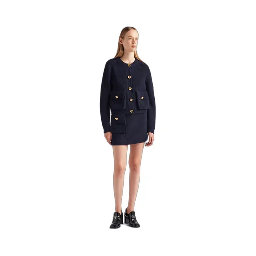 Wool miniskirt