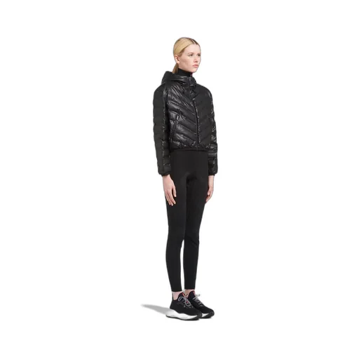 Light Re-Nylon hooded puffer jacket
