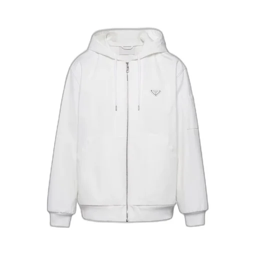 Bull denim hooded blouson jacket