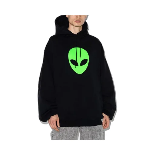 Alien Print Hoodie