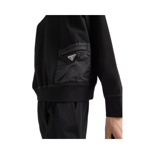Technical fabric sweatshirt