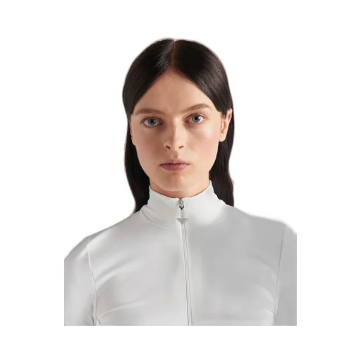 Stretch jersey top