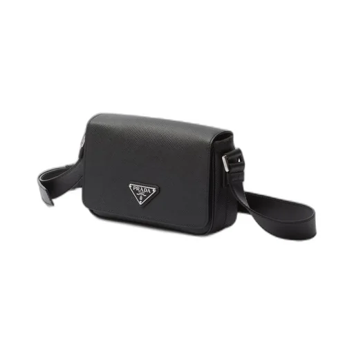 Saffiano leather shoulder bag