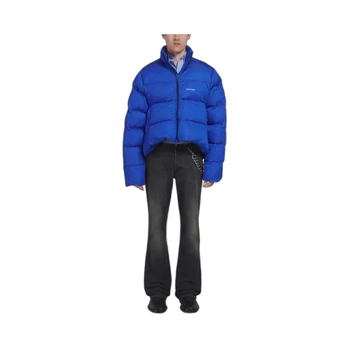 Small Logo Print Down Jacket
