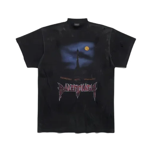 Paris Moon T-Shirt Oversized