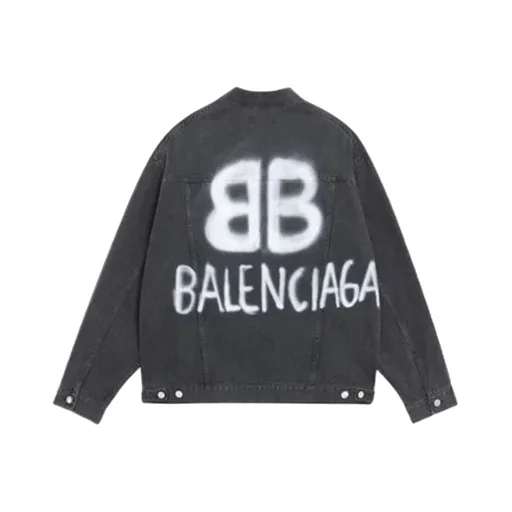 BB Sprayed Denim Jacket Large Fit