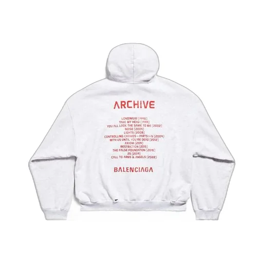 Music Archive Series Connected Zip Up Medium Fit Hoodie
