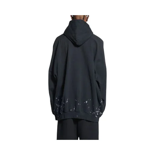 Metal Logo Hoodie Oversized Fit