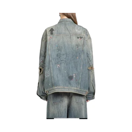 Graffiti Denim Jacket
