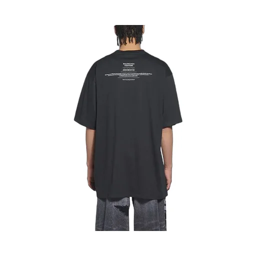 Couture Alphabet Round Neck T-Shirt