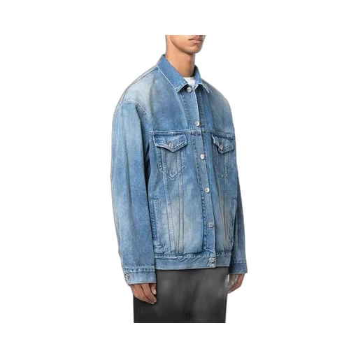 BB Sprayed Denim Jacket Large Fit